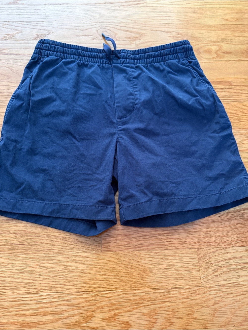 Boys Navy Casual Drawstring Shorts